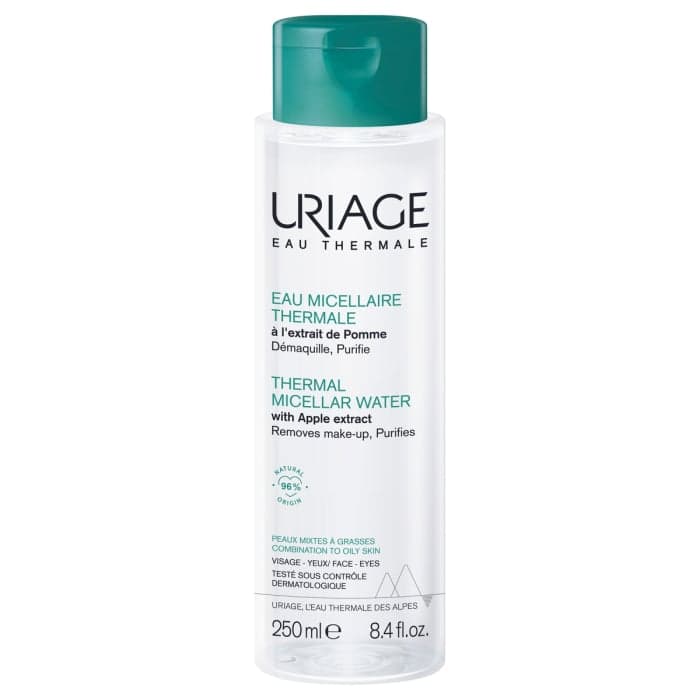 URIAGE micelinis valomasis vanduo riebiai-mišriai veido odai, 250 ml
