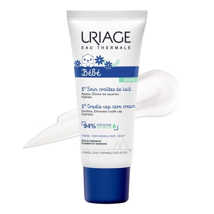 URIAGE kremas kūdikių pleiskanotai galvai BABY SOIN CROUTES DE LAIT, 40 ml