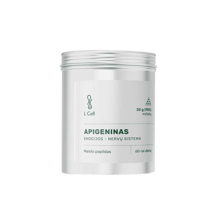 L CELL Apigeninas, milteliai, 30 g