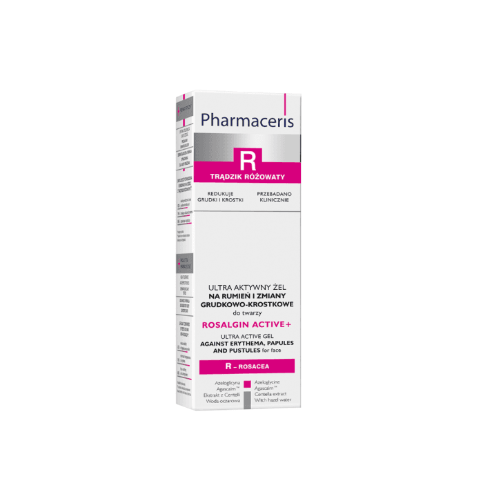PHARMACERIS R veido gelis raustančiai odai ROSALGIN ACTIVE+, 30 ml-1