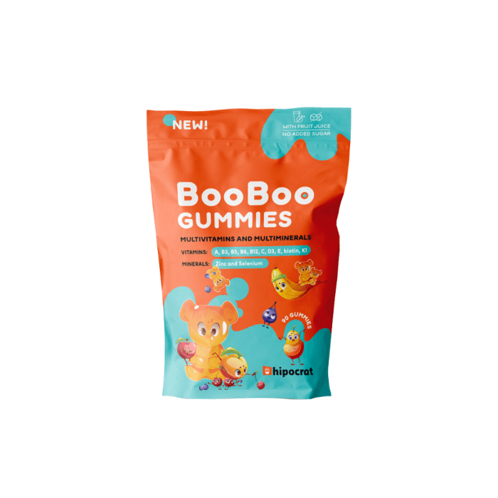BOOBOO guminukai, nuo 3 m., 90 guminukų
