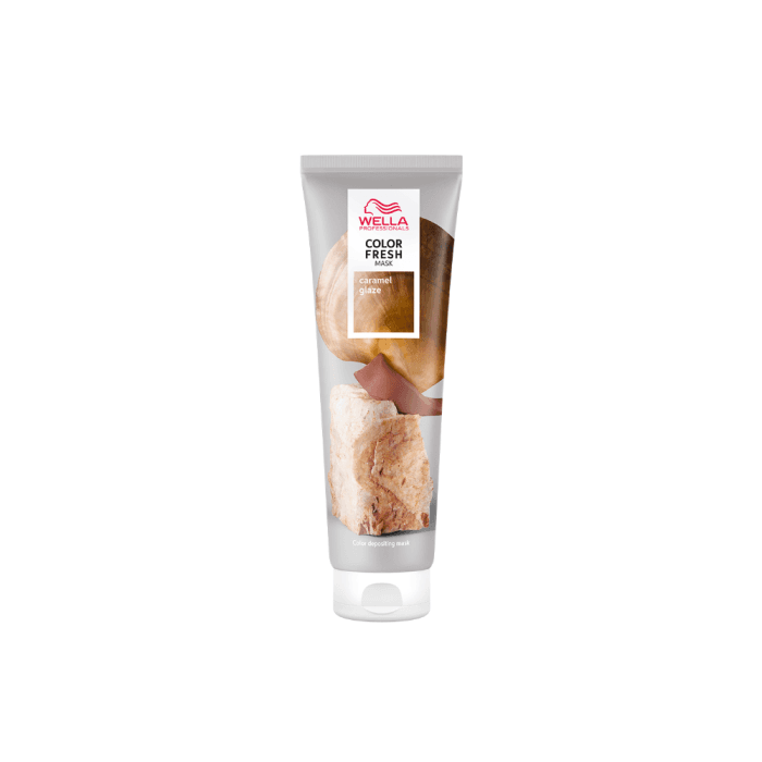 WELLA PROFESSIONALS karamelės atspalvį suteikianti kaukė COLOR FRESH MASK CARAMEL GLAZE, 150 ml