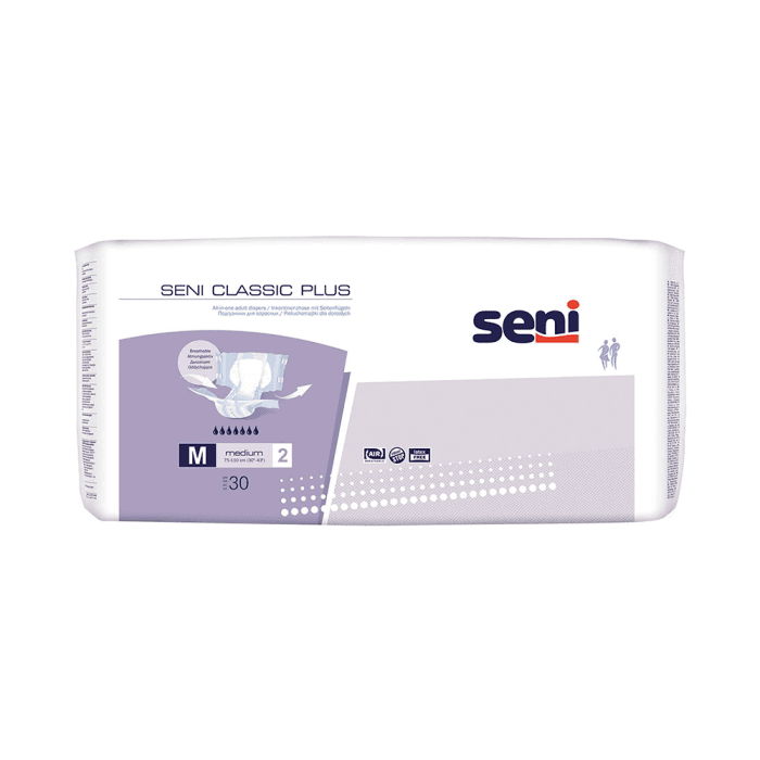 SENI CLASSIC sauskelnės suaugusiesiems PLUS, M dydis, 30 vnt.-1