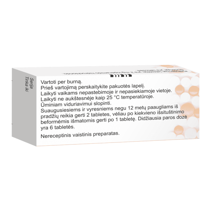 LOPERAMIDUM WZF POLFA, Tabletės, N10-1
