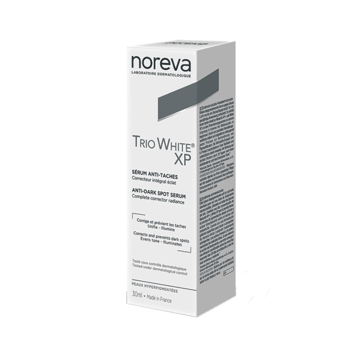 NOREVA Serumas pigmentuotai odai TRIO WHITE XP, 30 ml-1