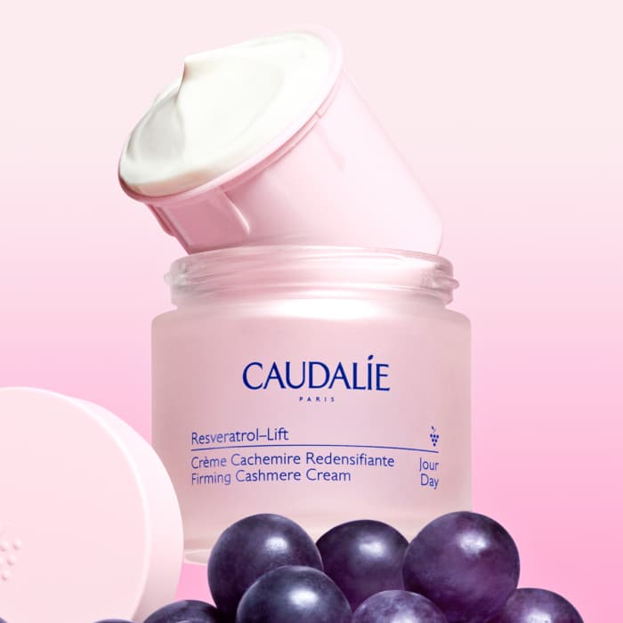 CAUDALIE dieninis veido kremas suglebusiai odai RESVERATROL-LIFT FIRMING CASHMERE CREAM - papildymas, 50 ml-1
