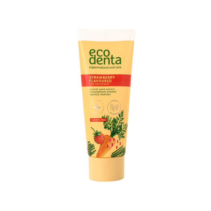 ECODENTA žemuogių kvapo dantų pasta vaikams, 75 ml-2