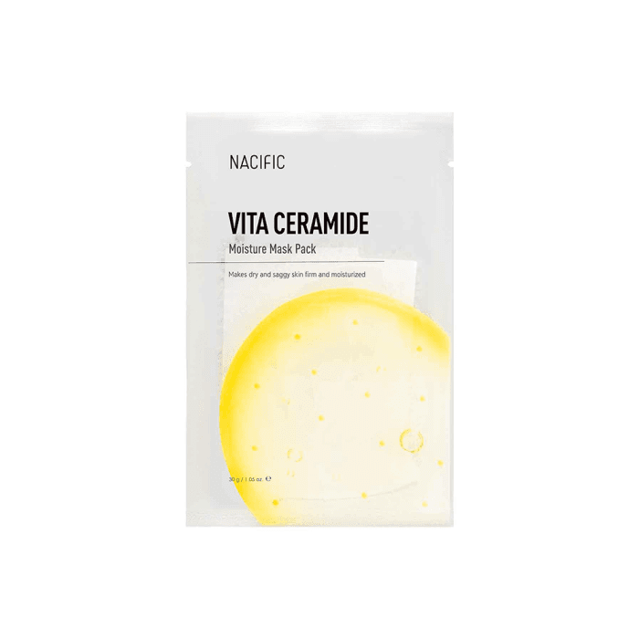 NACIFIC drėkinanti lakštinė veido kaukė VITA CERAMIDE MOISTURE MASK, 30 g, 1 vnt.