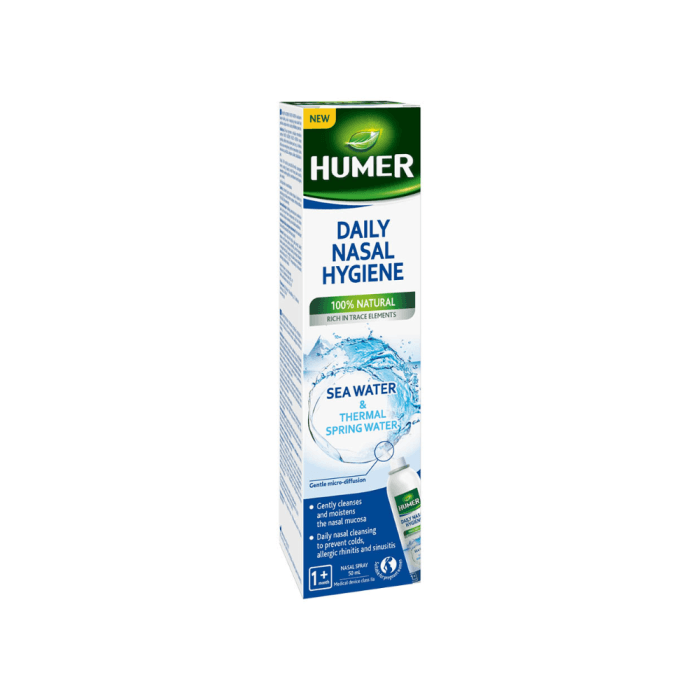 HUMER terminio ir jūros vandens nosies purškalas, 50 ml