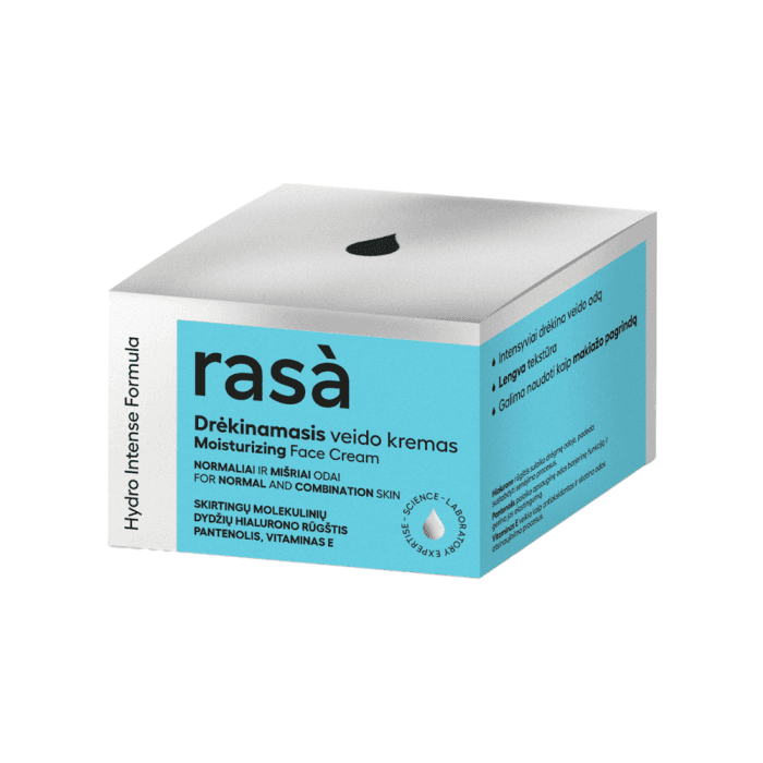 RASA drėkinamasis veido kremas normaliai ir mišriai odai HYDRO INTENSE, 50 ml-1