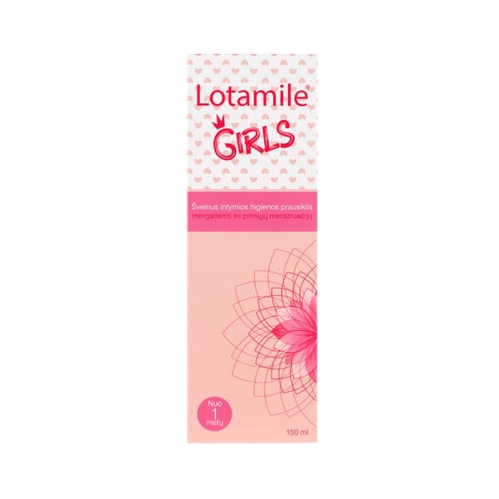 LOTAMILE GIRLS intymios higienos prausiklis mergaitėms, 150 ml-1