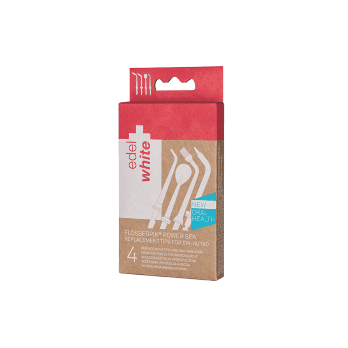 EDELWHITE atsarginiai irigatoriaus antgaliai POWER SPA, 4 vnt.-1