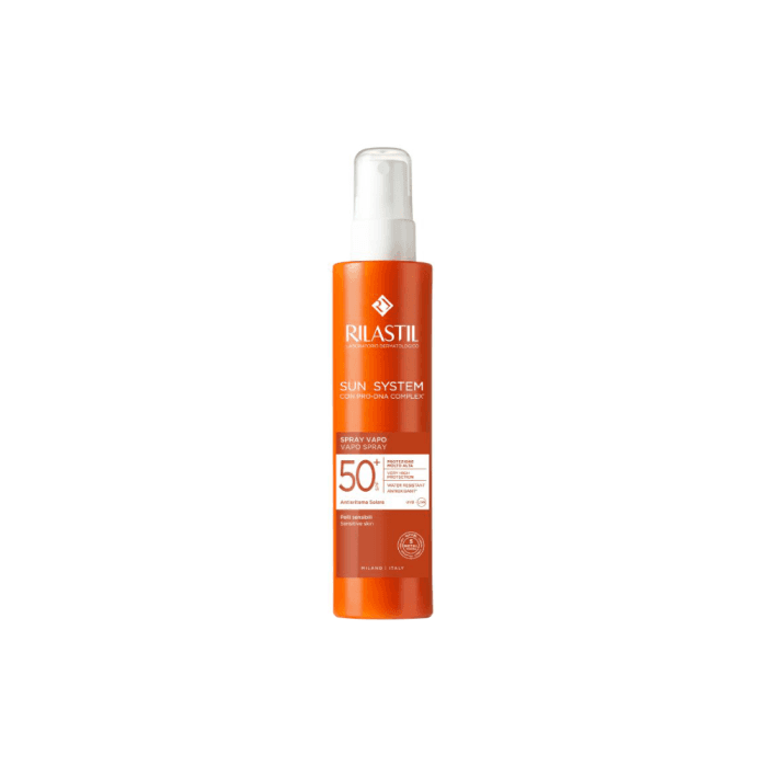 RILASTIL purškiama apsauginė emulsija nuo saulės SUN SYSTEM, SPF 50+, 200 ml
