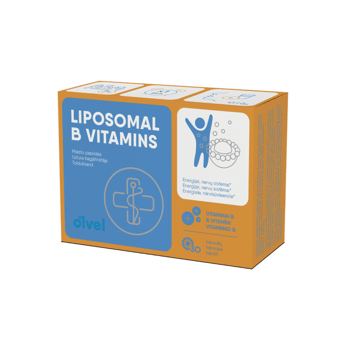 Olvel, liposominiai B grupės vitaminai, 30 Kapsulės-1