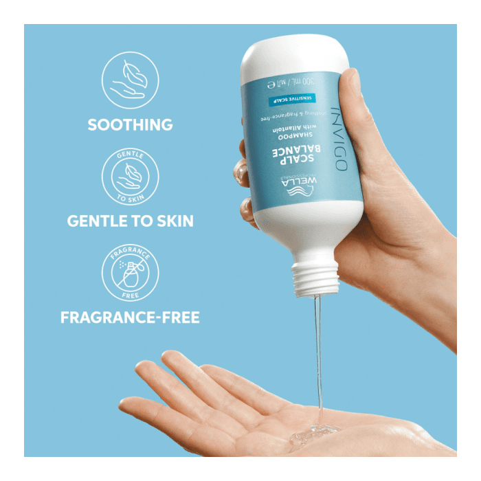 WELLA PROFESSIONALS raminantis šampūnas jautriai galvos odai SCALP BALANCE SOOTHING & FRAGRANCE-FREE SHAMPOO, bekvapis, 300 buteliukas-2