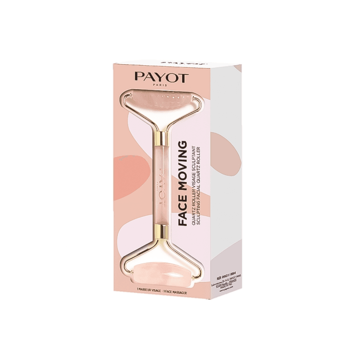 PAYOT veido masažuoklis su rožiniu kvarcu QUATRTZ ROLLER, 1 vnt.-1