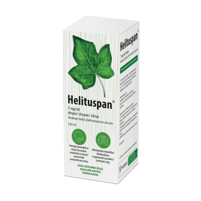 Helituspan 7 mg/ml, Sirupas, N1