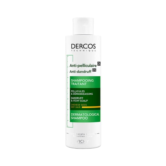 VICHY šampūnas pleiskanojančiai sausai galvos odai DERCOS, 200 ml