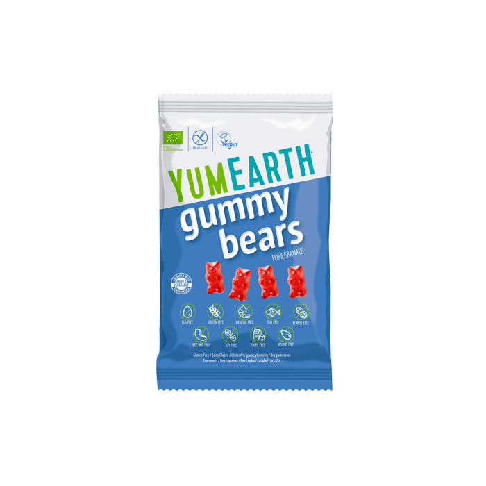 YUMYUM ekologiški  guminukai YUMEARTH, granatų skonio, 50 g