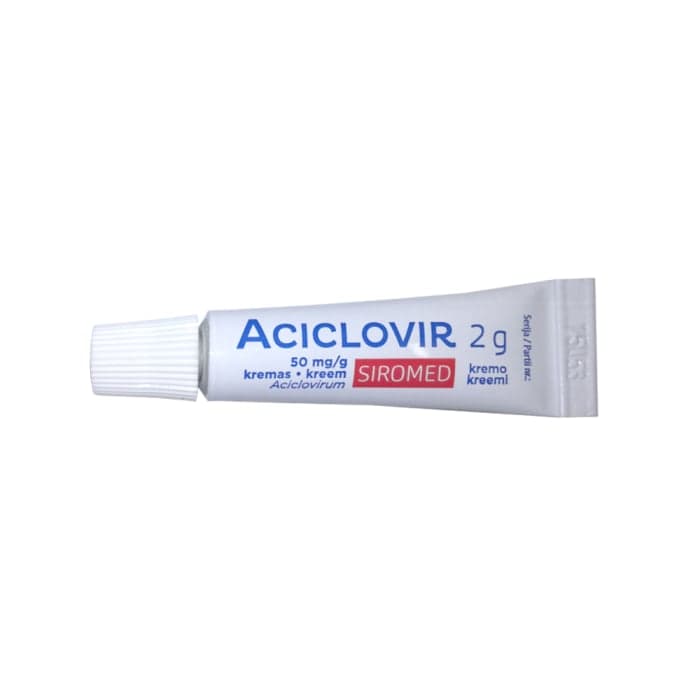 ACICLOVIR SIROMED, 2 g, Kremas, N1-1