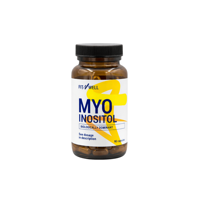 FITNWELL Myo-Inositol, 90 kapsulių