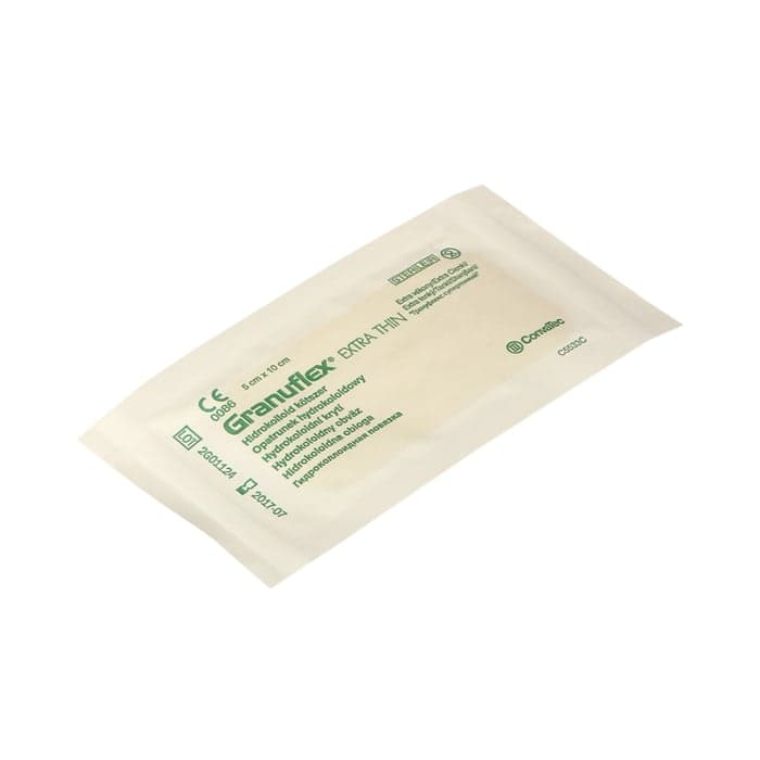 GRANUFLEX EXTRA THIN hidrokoloidinis tvarstis, 5 x 10 cm, 10 vnt.-1
