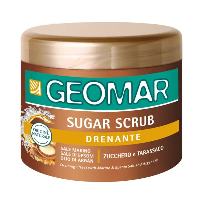 GEOMAR kūno šveitiklis SUGAR DRENANTE, 600 g