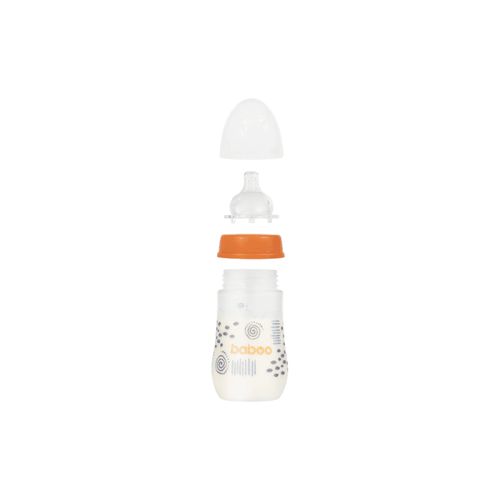 BABOO® antikolinis maitinimo buteliukas, 250 ml, 3+ mėn, Blue Haze, 1 vnt.-2
