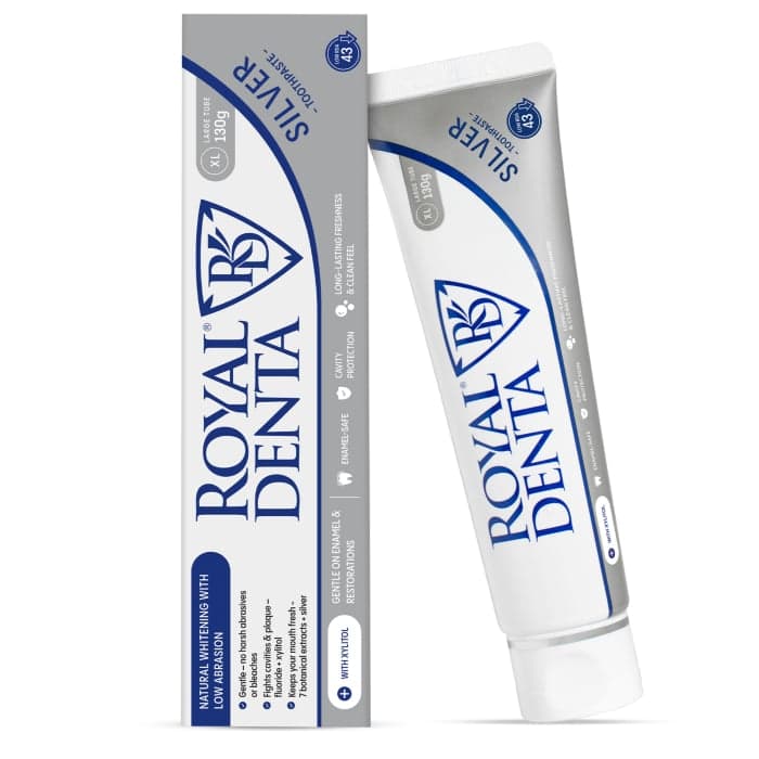 ROYAL DENTA dantų pasta su sidabru SILVER, 130 g