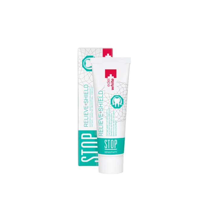 EDELWHITE dantų pasta STOP SENSITIVE, 75 ml