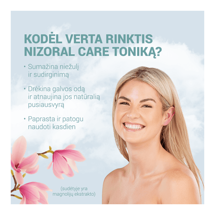 NIZORAL CARE tonikas niežtinčiai ir sudirgusiai galvos odai, 100 ml-1