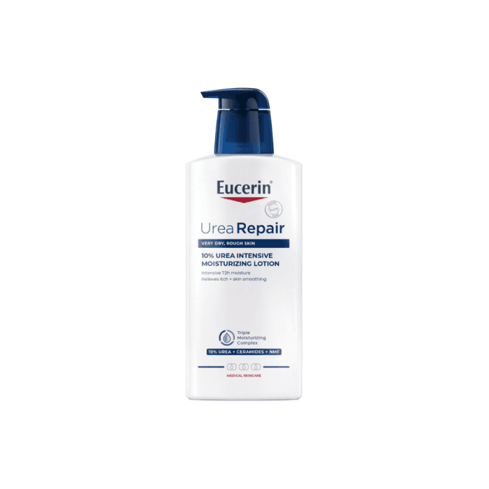 EUCERIN drėkinamasis kūno losjonas labai sausai odai su 10% šlapalo UREA REPAIR, 400 ml