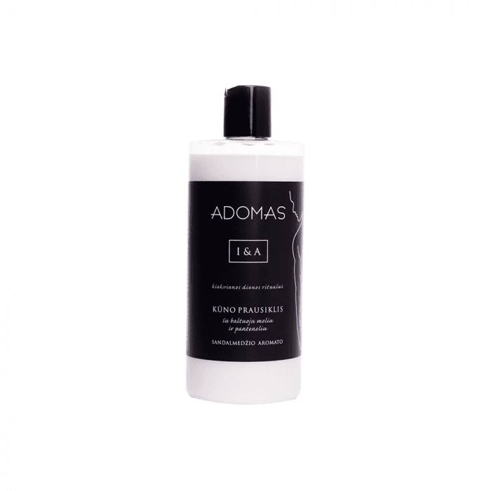 IEVA kūno prausiklis ADOMAS, sandalmedžio, 400 ml