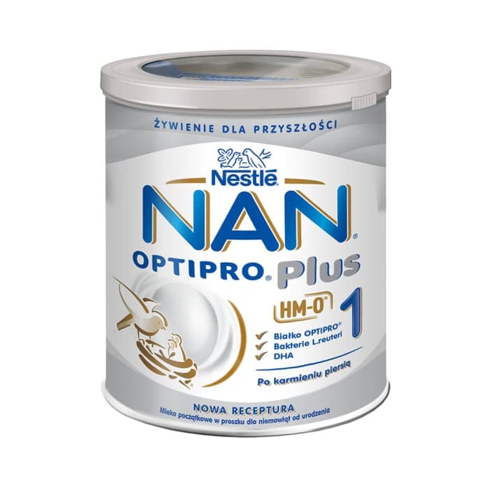Pieno mišinys NAN OPTIPRO Plus 1, kūdikiams nuo gimimo, 800 g, 800 g+specialus dozavimo šaukštelis