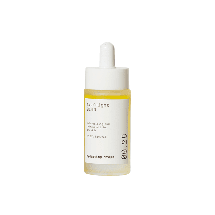 MID/NIGHT 00.00 drėkinamasis veido aliejus 00.28, 30 ml
