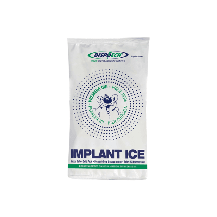 DISPOTECH vienkartinis šaldantis paketas DISPO IMLANT ICE, 14 x 24cm, 1 vnt.