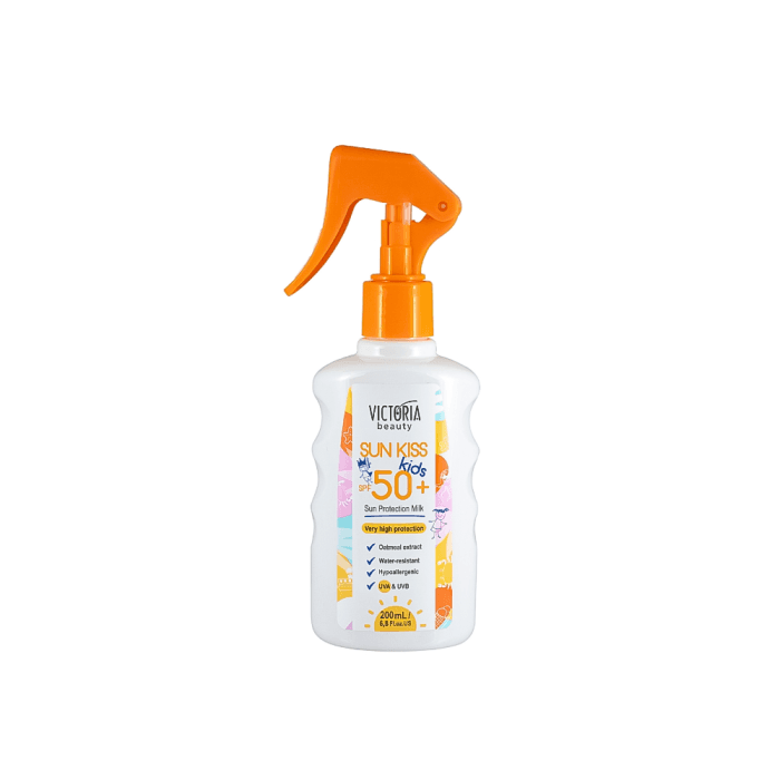 VICTORIA BEAUTY purškiamas apsauginis kremas nuo saulės vaikams, SPF 50+, 200 ml