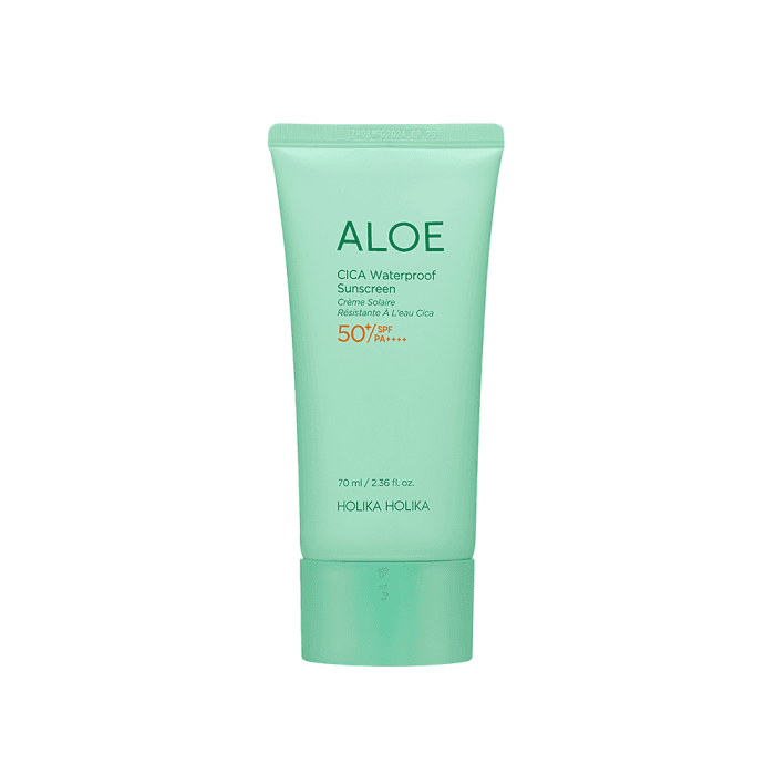 HOLIKA HOLIKA apsauginis kremas nuo saulės, SPF50+,  ALOE CICA WATERPROOF SUNSCREEN, 70 ml