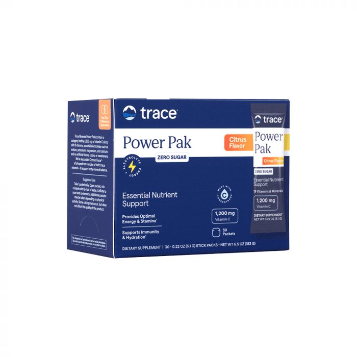 TRACE MINERALS POWER PAK, 30 pakelių