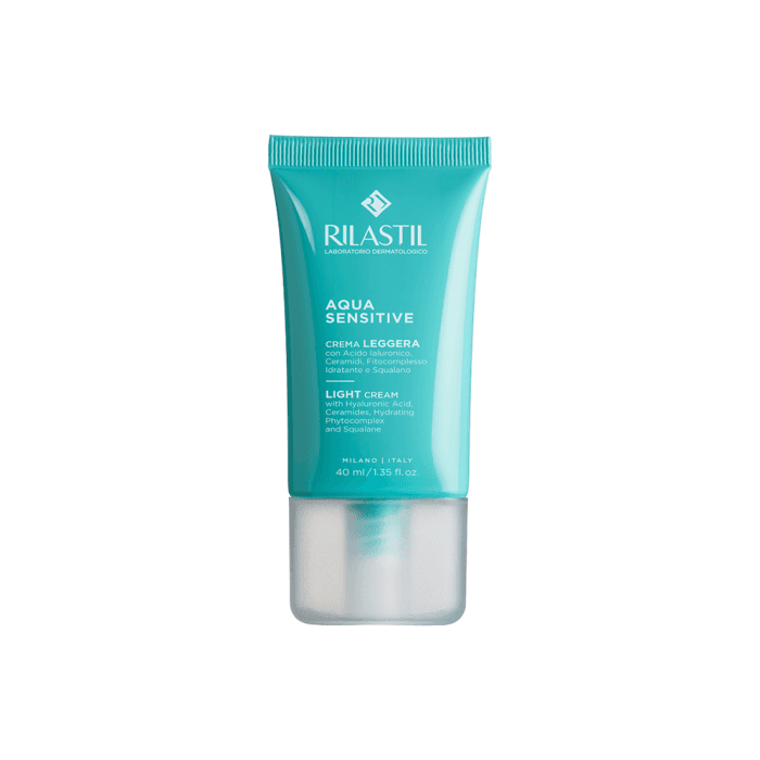 RILASTIL AQUA SENSITIVE LIGHT drėkinamasis veido kremas, 40 ml