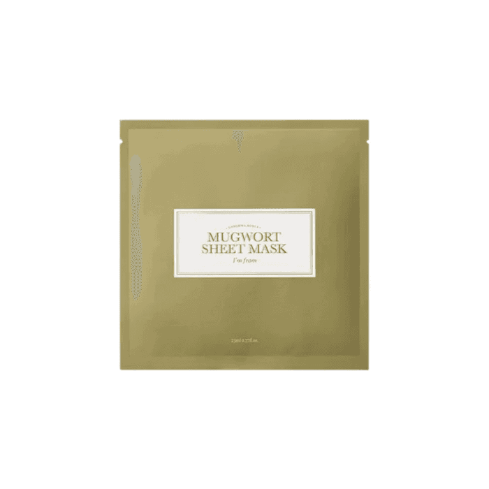 I'M FROM lakštinė veido kaukė Mugwort Sheet Mask, 23 ml