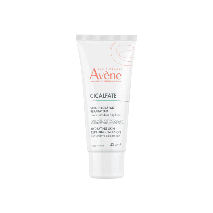EAU THERMALE AVÈNE atkuriamoji emulsija sudirgusiai odai CICALFATE, 40 ml