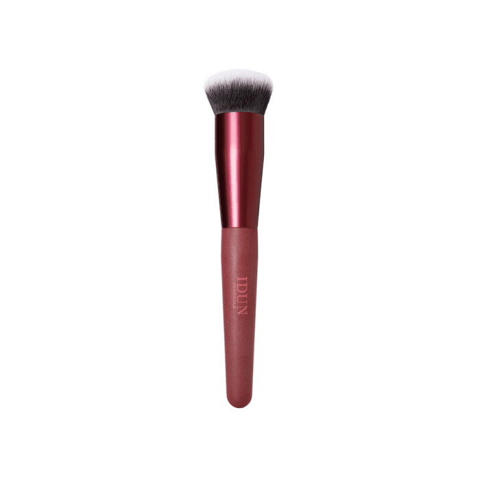 IDUN MINERALS skysto makiažo pagrindo šepetėlis Nr. 8023 Pro Buffer Foundation, 1 vnt.
