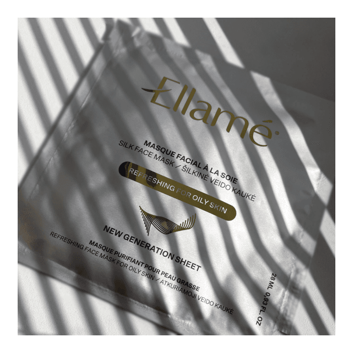 ELLAME šilkinė veido kaukė Refreshing Complex, 1 vnt.-1