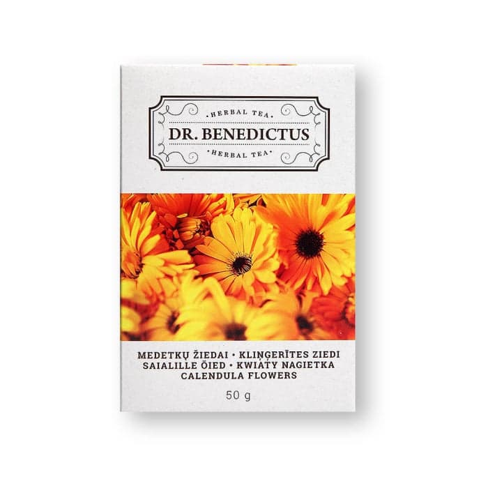 DR. BENEDICTUS žolelių arbata MEDETKŲ ŽIEDAI, 50 g-1