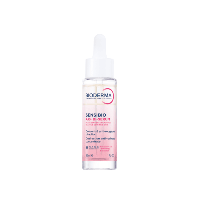 BIODERMA koncentruotas dvifazis serumas raustančiai, jautriai odai SENSIBIO AR+ BI-SERUM, 30 ml