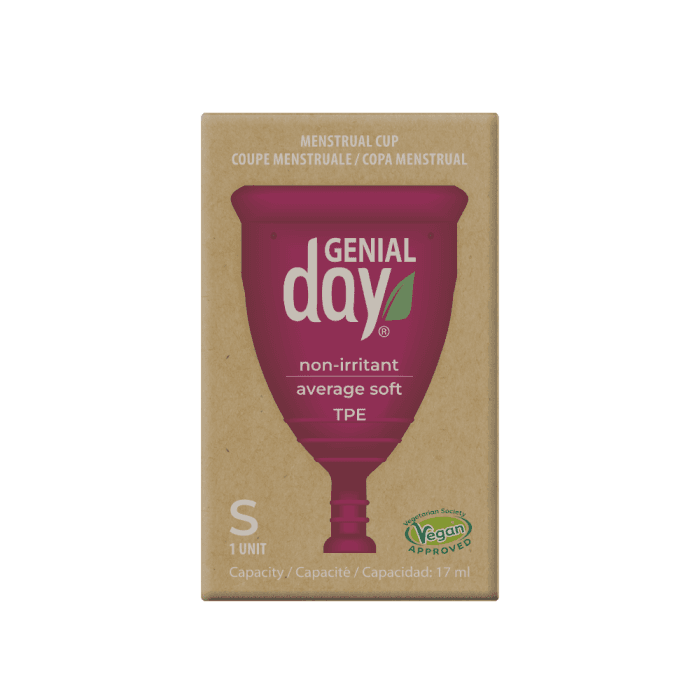 GENIAL DAY menstruacinė taurelė, S dydis, 1 vnt.-1