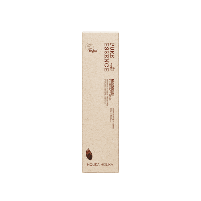 HOLIKA HOLIKA molio veido kaukė, Pure Essence The Vegan Cacao Nibs Pore, 80 g-1