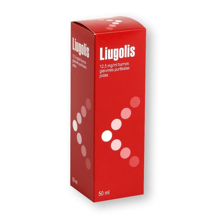 Liugolis, 12,5mg/ml, 50 ml su mechaniniu purkštuku, burnos gleivinės purškalas (tirpalas), N1-1