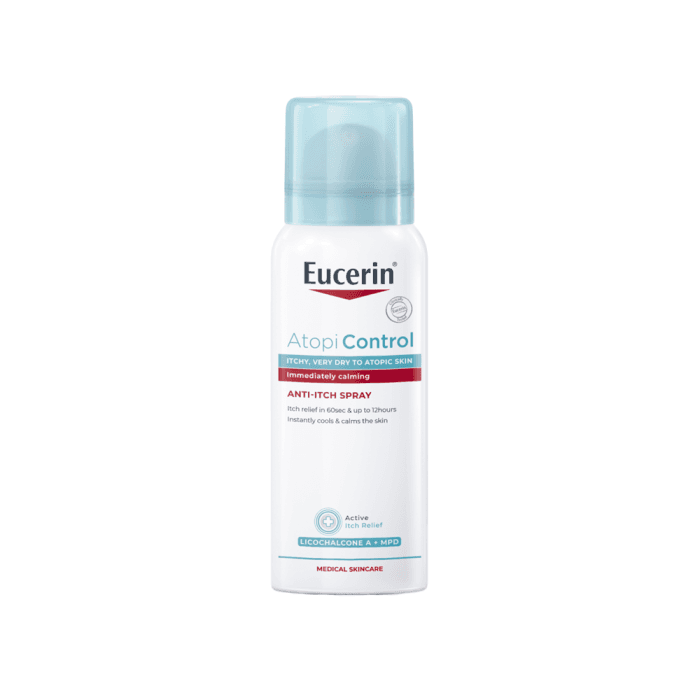 EUCERIN purškalas niežtinčiai odai ATOPICONTROL, 50 ml